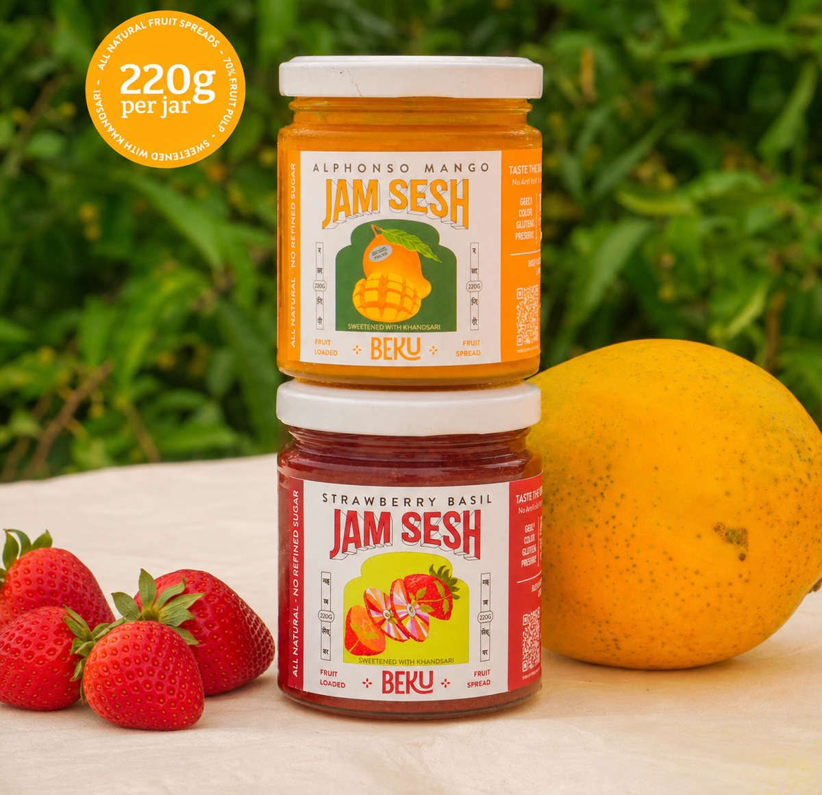 Mango & Strawberry Basil